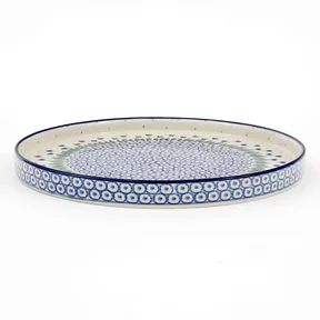 Talerz płytki z wysokim rantem E93 25,5 cm <br> 490AX Tulipany